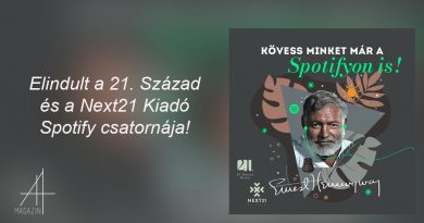 21. Század Kiadó a Spotify-n!